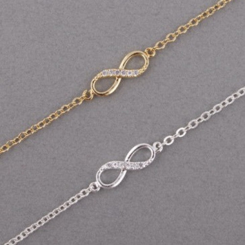 Women Men Friendship Bracelet 18K Gold Silver