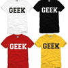 Topshop Letter Printed GEEK T-shirt